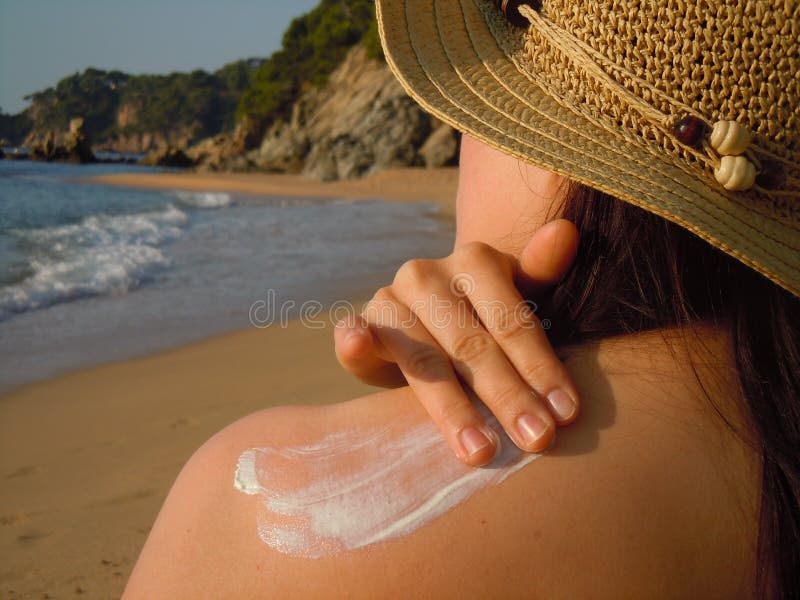 lotion du soleil image stock lotion du soleil image stock