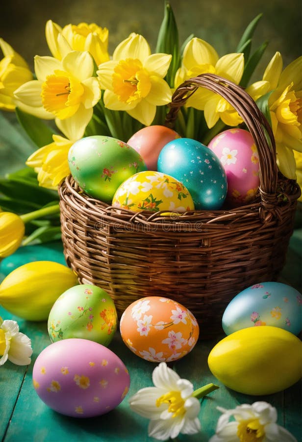 O mulțime de ouă frumoase de Paște. concentrare selectivă. royalty free stock photos