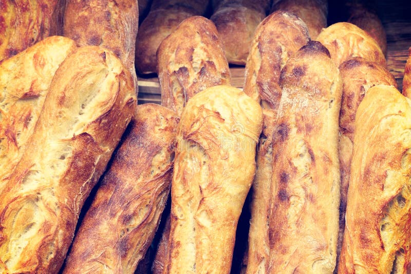 Lots of Bread on the Store or Bakery Stock Image Image of loaf, food