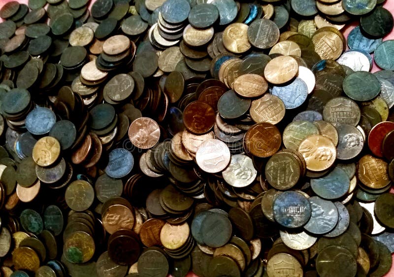 Start Saving Pennies is Good Stock Image - Image of bank, gold: 125101429