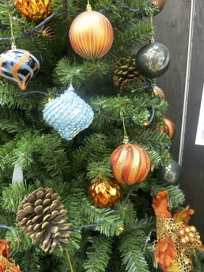 Lots of Christmas Ornaments on XMas Tree Stock Photo Image of xmas, merry 35398152