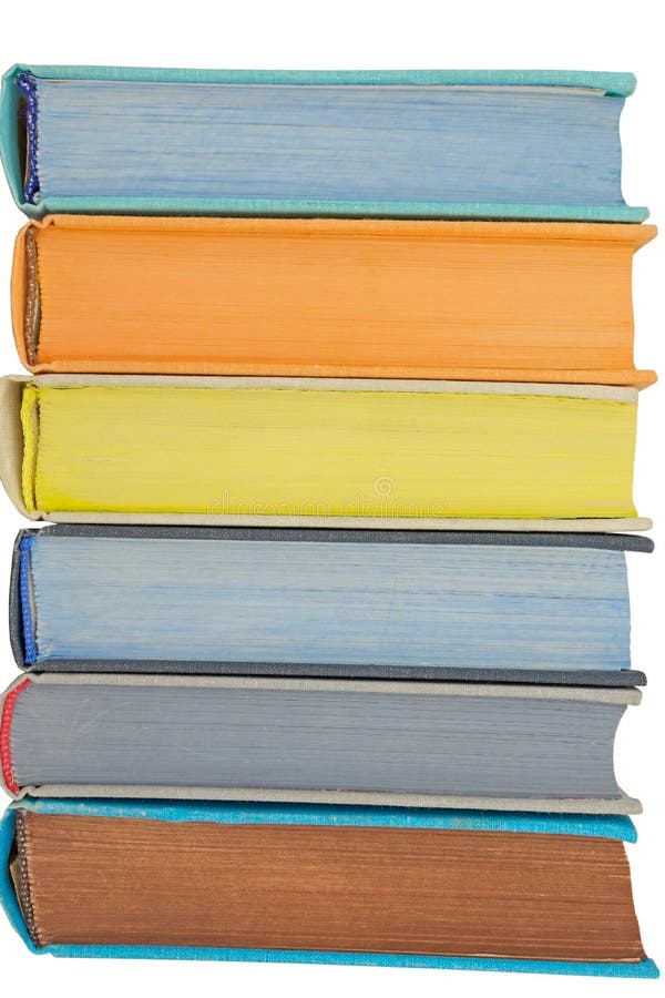 Lots of colourful books isolated on white royalty free stock photos Lots of colourful books isolated on white royalty free stock photos