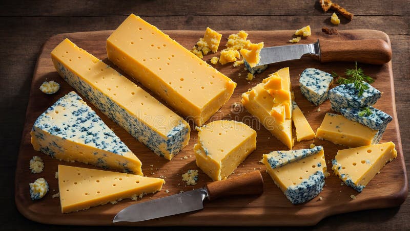 Lots of different cheeses on an old wooden background dairy food variety cuisine product delicatessen. Lots of different cheeses on an old wooden background dairy food variety cuisine product delicatessen