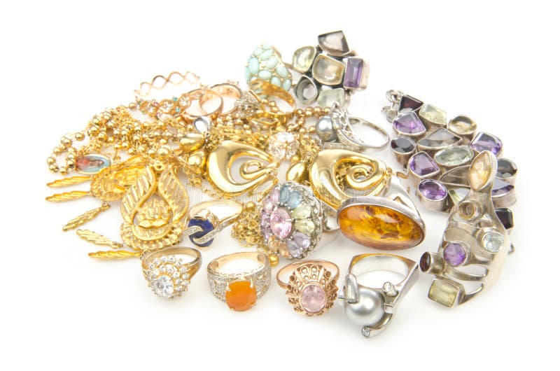 Lots of jewellery stock image. Image of luxury, fashion 26630859