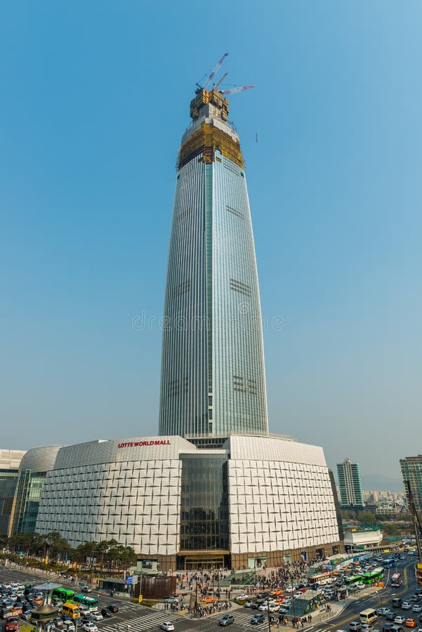 Lotte World Tower royalty free stock image Lotte World Tower royalty free stock image