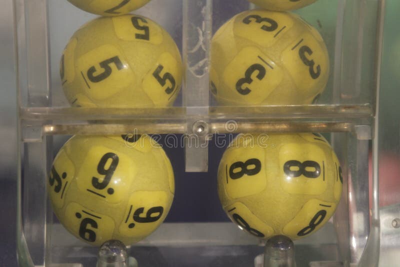 Lottery balls during extraction stock photo Lottery balls during extraction stock photo