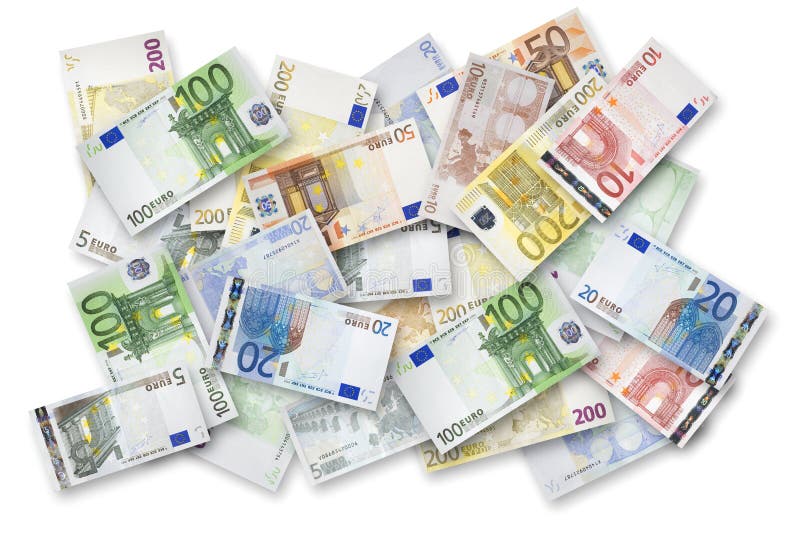 Lotto di euro banconote