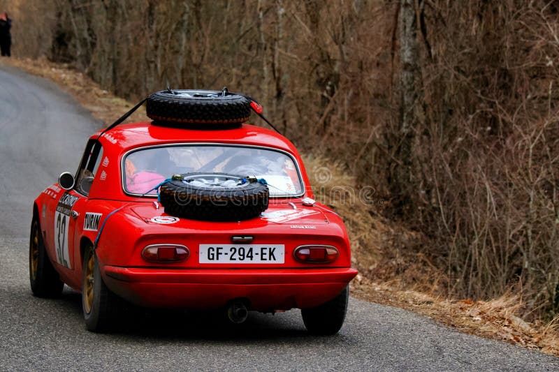 Logotipo E Nome Do Veículo De Corrida De Safra Lotus Elan 26r