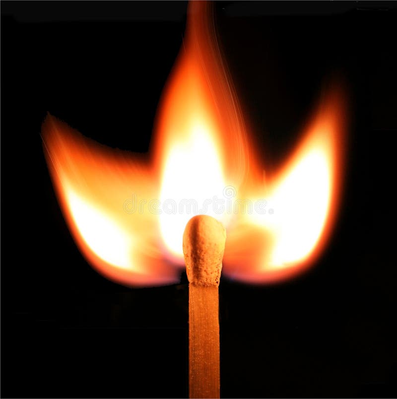 Lotus flame matchstick