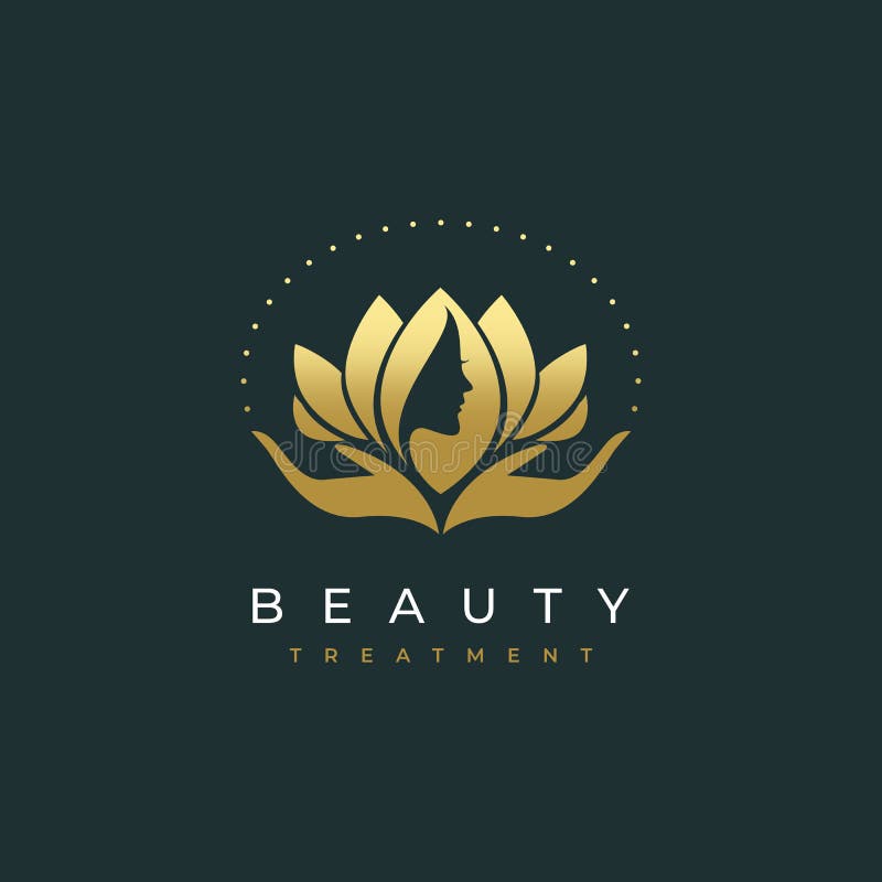 Premium Vector  Luxury brand organic golden logo design