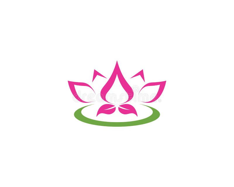 Lotus flower beauty spa logo design template stock illustration Lotus flower beauty spa logo design template stock illustration