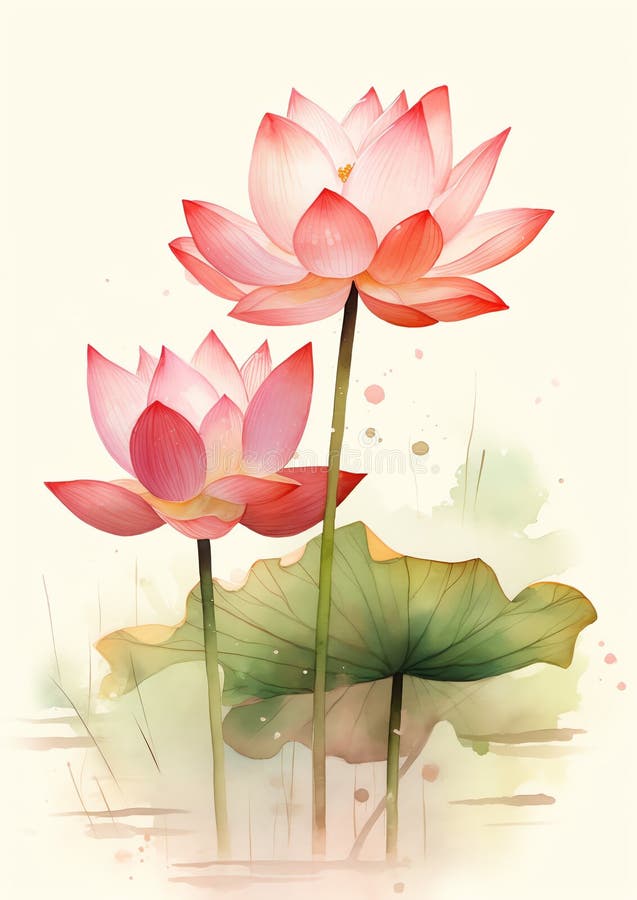 Lotus Flower Chinese New Year Pattern Stock Illustration Illustration of jade, dumpling 295709224