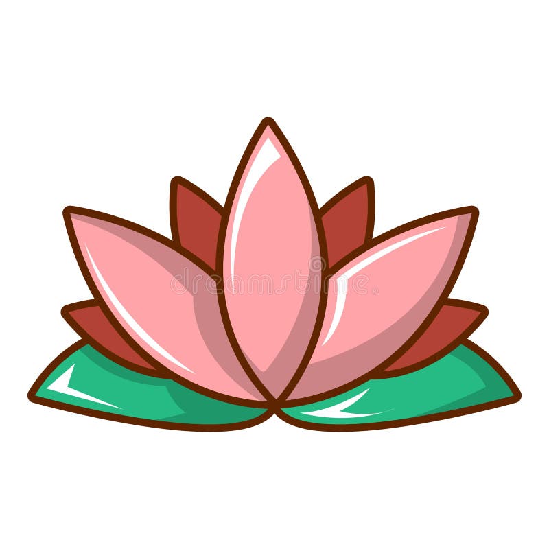 Lotus Flower Icon, Cartoon Style Stock Vector - Illustration of cartoon, blossom: 120415100 Lotus Flower Icon, Cartoon Style Stock Vector - Illustration of cartoon, blossom: 120415100