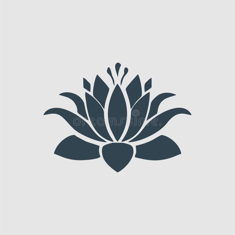 Download The Lotus Flower Logo Inspiration Stock Photo Illustration Of Isolated Star 124923834