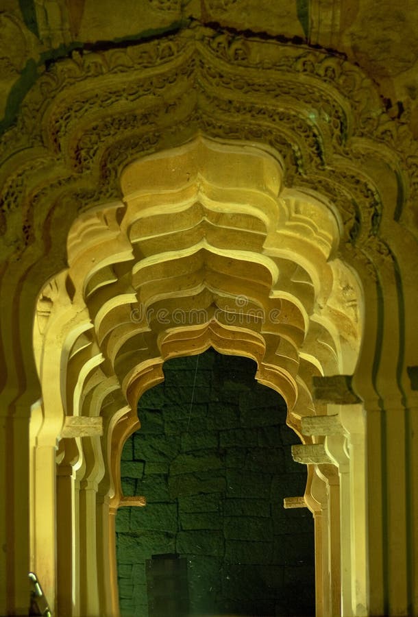 Lotus-mahal stock photography