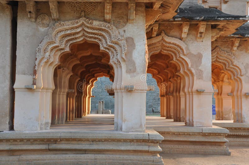 Lotus mahal chirch stock photography