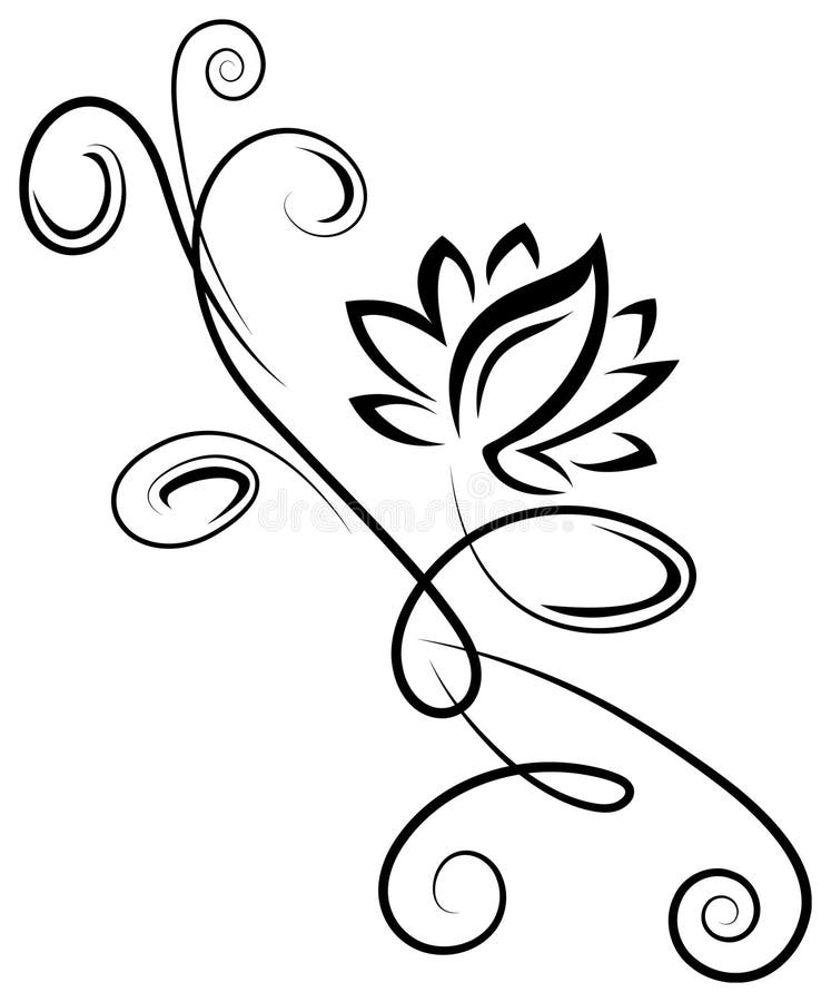 Featured image of post Lotus Flower Design Black And White / Polish your personal project or design with these lotus flower transparent png images, make it even more personalized and more attractive.