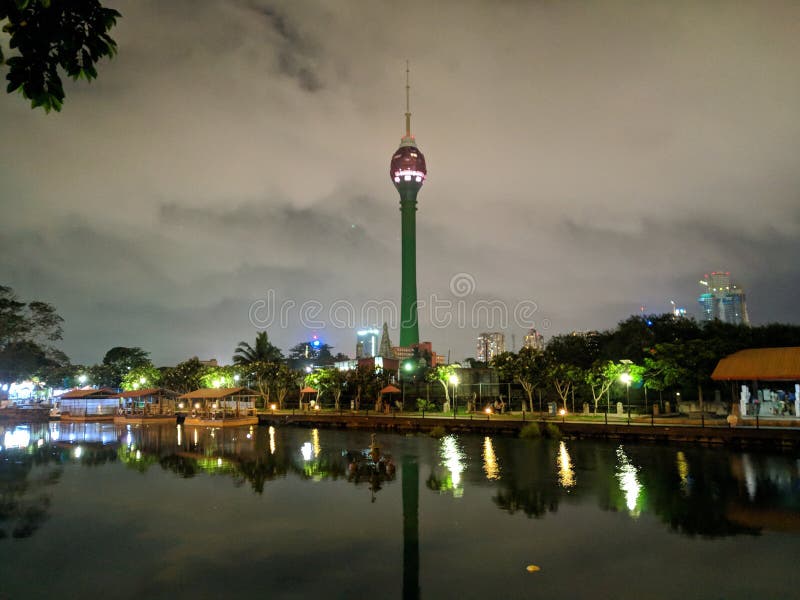 colombo skyline at night