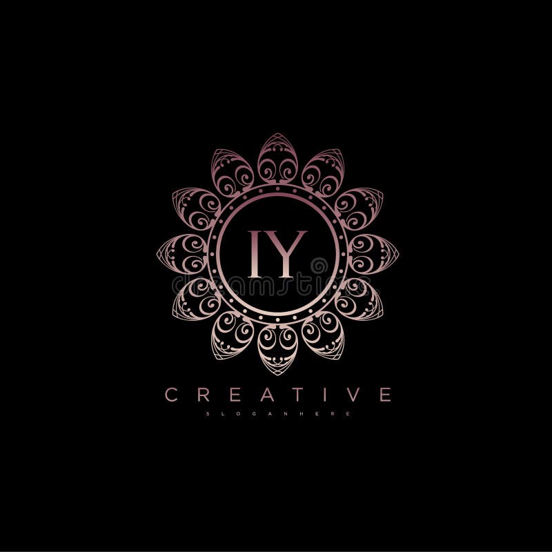 Lotus-vektor för den eleganta ursprungliga logotypen för breviy elegant royaltyfri illustrationer