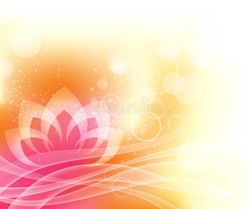 Lotus-Yogahintergrund stock abbildung Lotus-Yogahintergrund stock abbildung