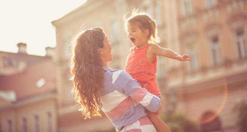 Loud laughter is a sign that the child is happy. royalty free stock images Loud laughter is a sign that the child is happy. royalty free stock images