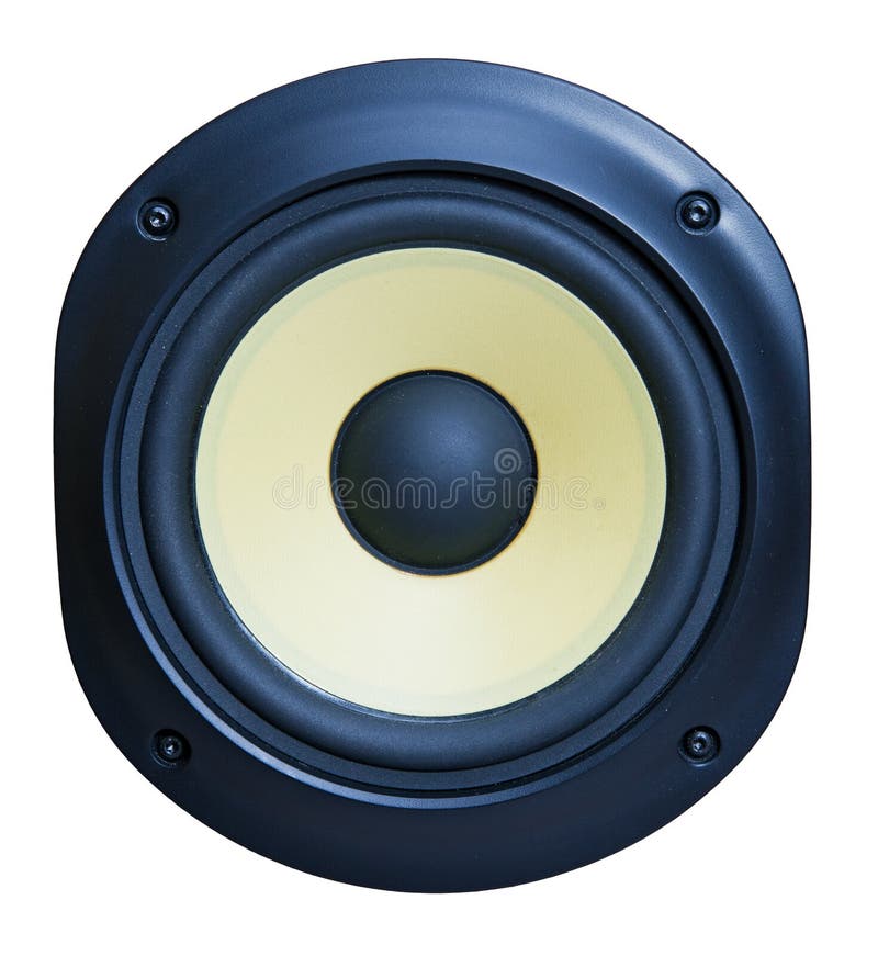 Loud speaker stock image. Image of audio, white, isolated 20413639
