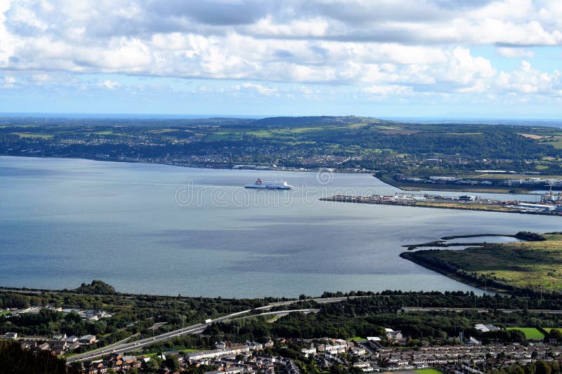Lough de Belfast - Irlanda do Norte imagem de stock Lough de Belfast - Irlanda do Norte imagem de stock