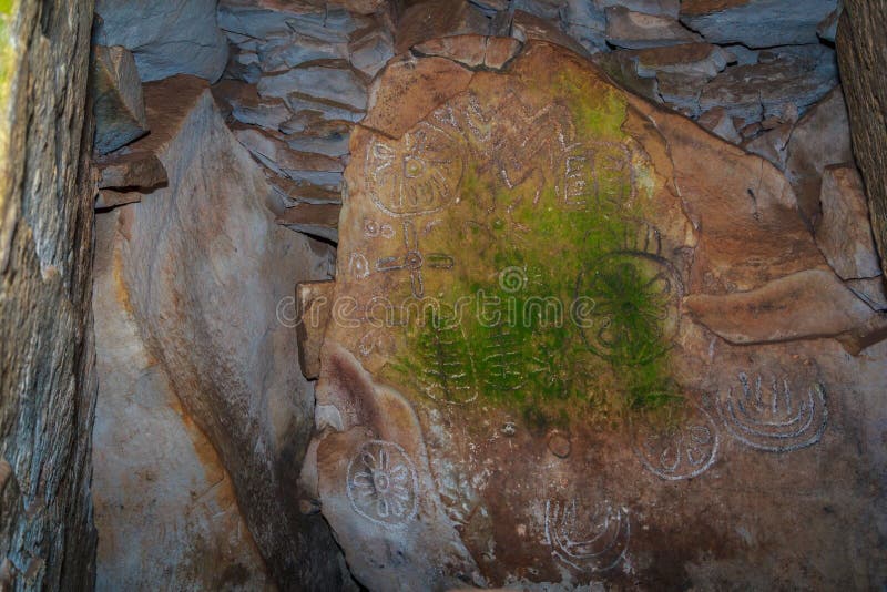 Loughcrew kamienia megalityczny wzór