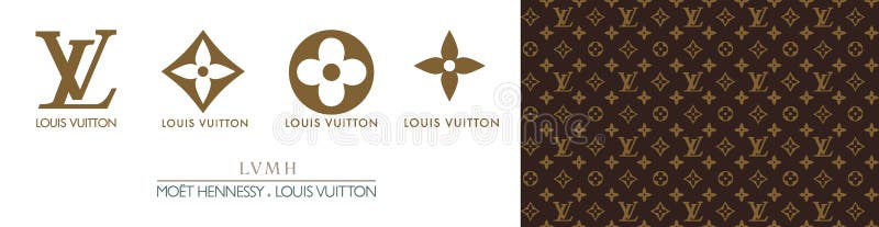 Louis Vuitton Famoso Logo De Monograma E Ilustración De Vector De Textura  Imagen de archivo editorial - Ilustración de hermoso, exclusivo: 251599889