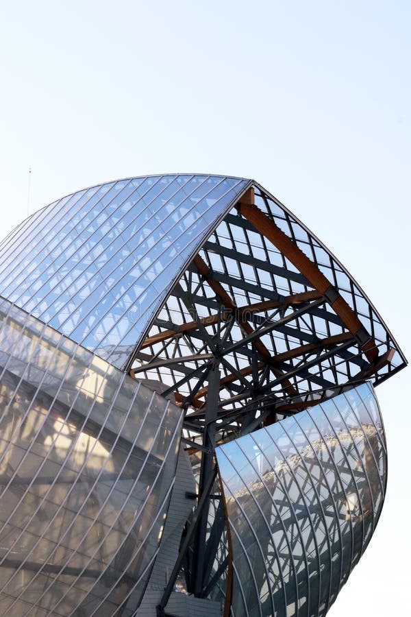 Louis Vuitton Foundation Building LVMH Architect Frank Gehry Editorial Photography - Image of ...
