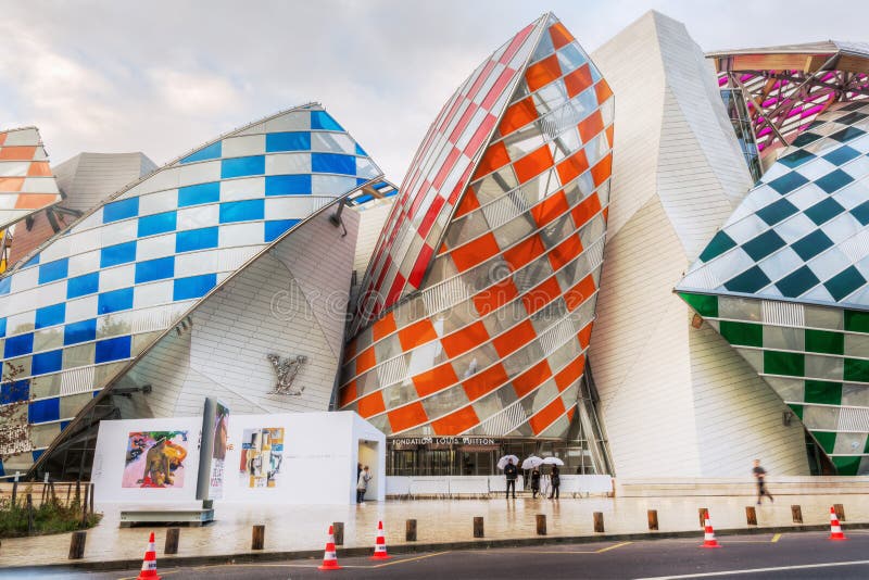 Louis Vuitton Foundation Designed by Frank Gehry Editorial Image - Image of  design, architecture: 79537100