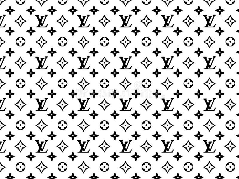 Sello De Textura Del Icono Del Logo De Louis Vuitton Imagen
