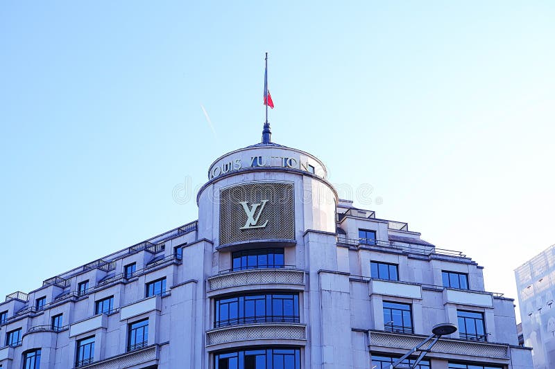 Louis Vuitton Fashion House Paris France Stock Photos - Free