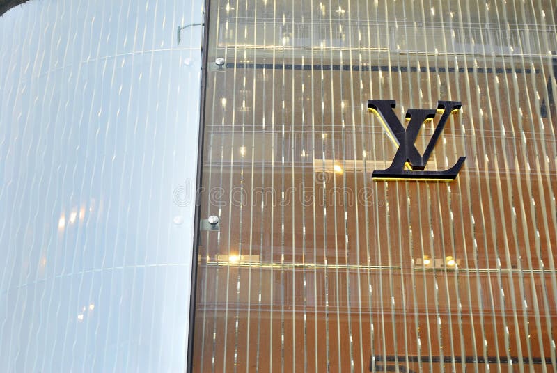 Louis Vuitton store. editorial stock photo. Image of business - 103274993
