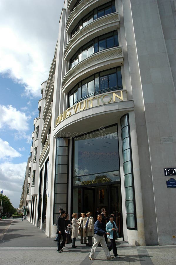 Louis Vuitton Store Champs Elysees Paris Stock Photos - Free & Royalty-Free  Stock Photos from Dreamstime