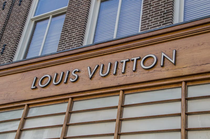 Louis Vuitton Sign Above A Shop Editorial Stock Image - Image of shop, above: 123318499