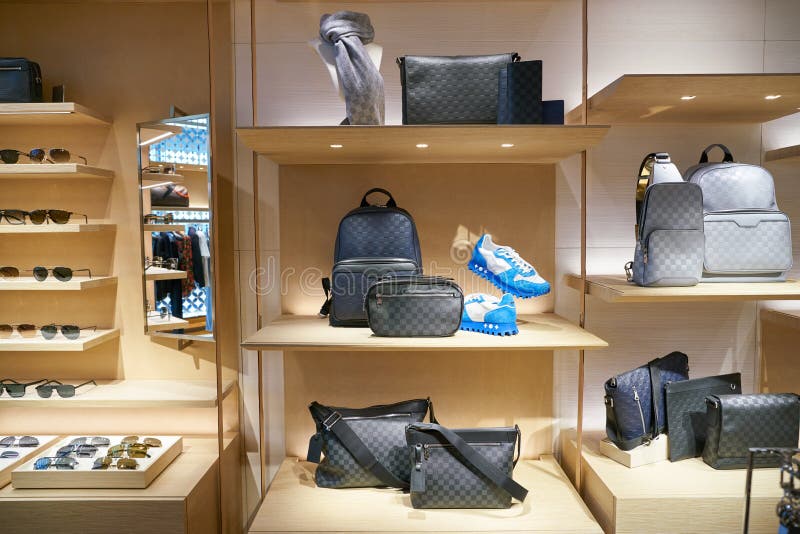 Louis Vuitton store editorial photography. Image of bags - 105146497