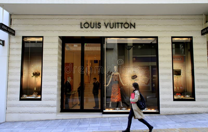 Louis Vuitton store editorial photography. Image of brand - 52763447