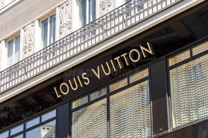 Louis Vuitton Store Front. French Fashion House And Luxury Retail Company. Editorial Photo ...
