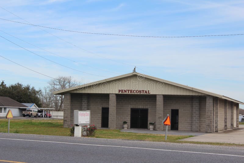 Louisiana Pentecostal Church Stock Image Image of larose, christian