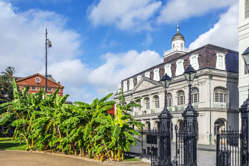 Louisiana state museum at Jackson Square, New Orleans royalty free stock images Louisiana state museum at Jackson Square, New Orleans royalty free stock images