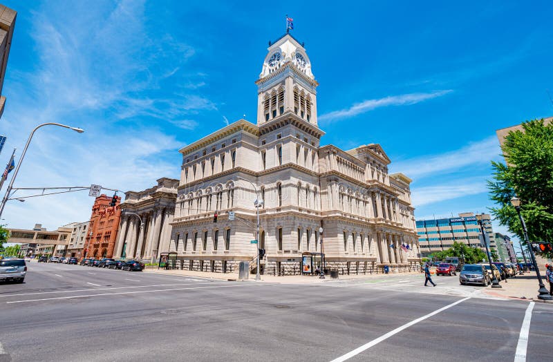 Louisville City Hall Building - LOUISVILLE. USA - JUNE 14, 2019 royalty free stock photo Louisville City Hall Building - LOUISVILLE. USA - JUNE 14, 2019 royalty free stock photo