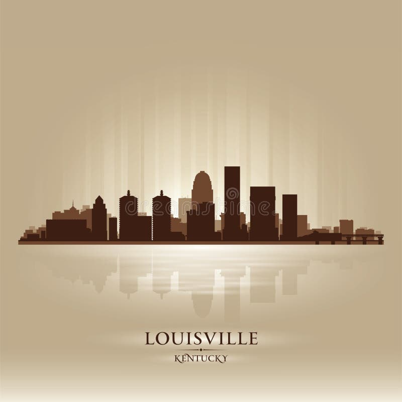 Louisville Kentucky Sunset Skyline Shot Glass