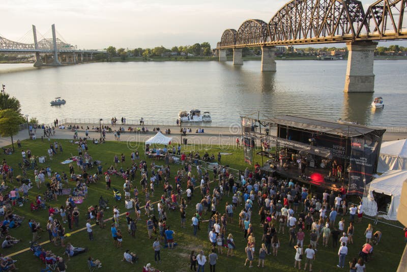 Summer Outdoor Concert, WFPK Waterfront Wednesday, Louisville, K