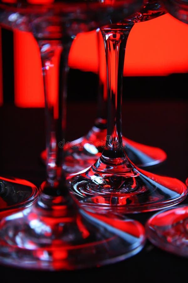 The lounge glasses stock image. Image of stylish, illuminated 13150275