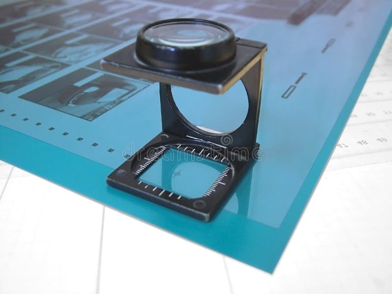 Loupe & Film/printing Industry Stock Photo Image of color, concept