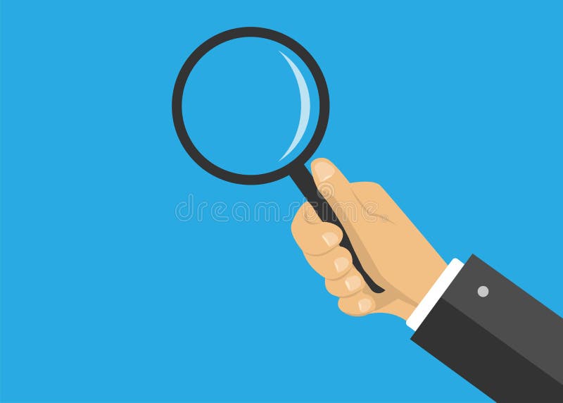 Magnifier glass icon in hand. Cartoon lupe for business. Loupe icon in  hand. Editable magnifying glass sign. Investigation symbol. Magnifier in  hand. 29045932 Vector Art at Vecteezy