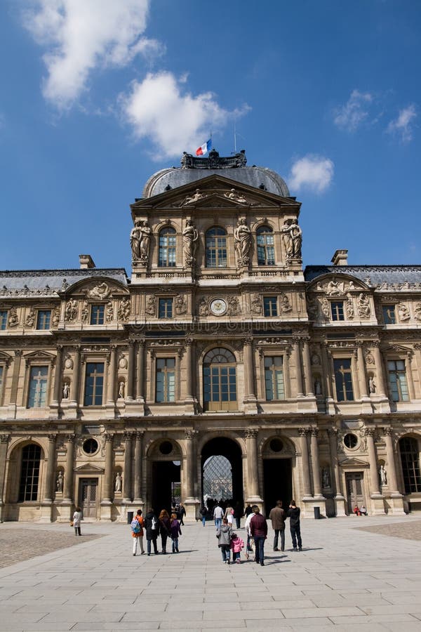 Louvre Museum in Paris royalty free stock images