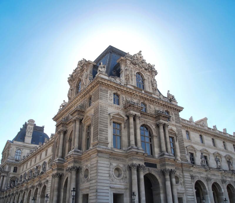 Louvre museum Paris France stock photography