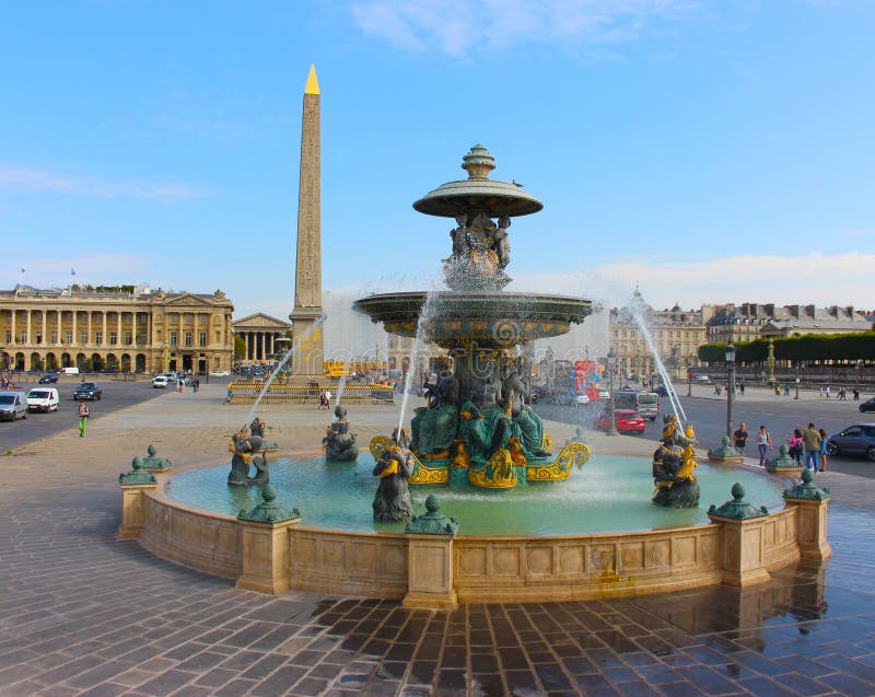 Louxor obelisk at Place de la Concorde in Paris